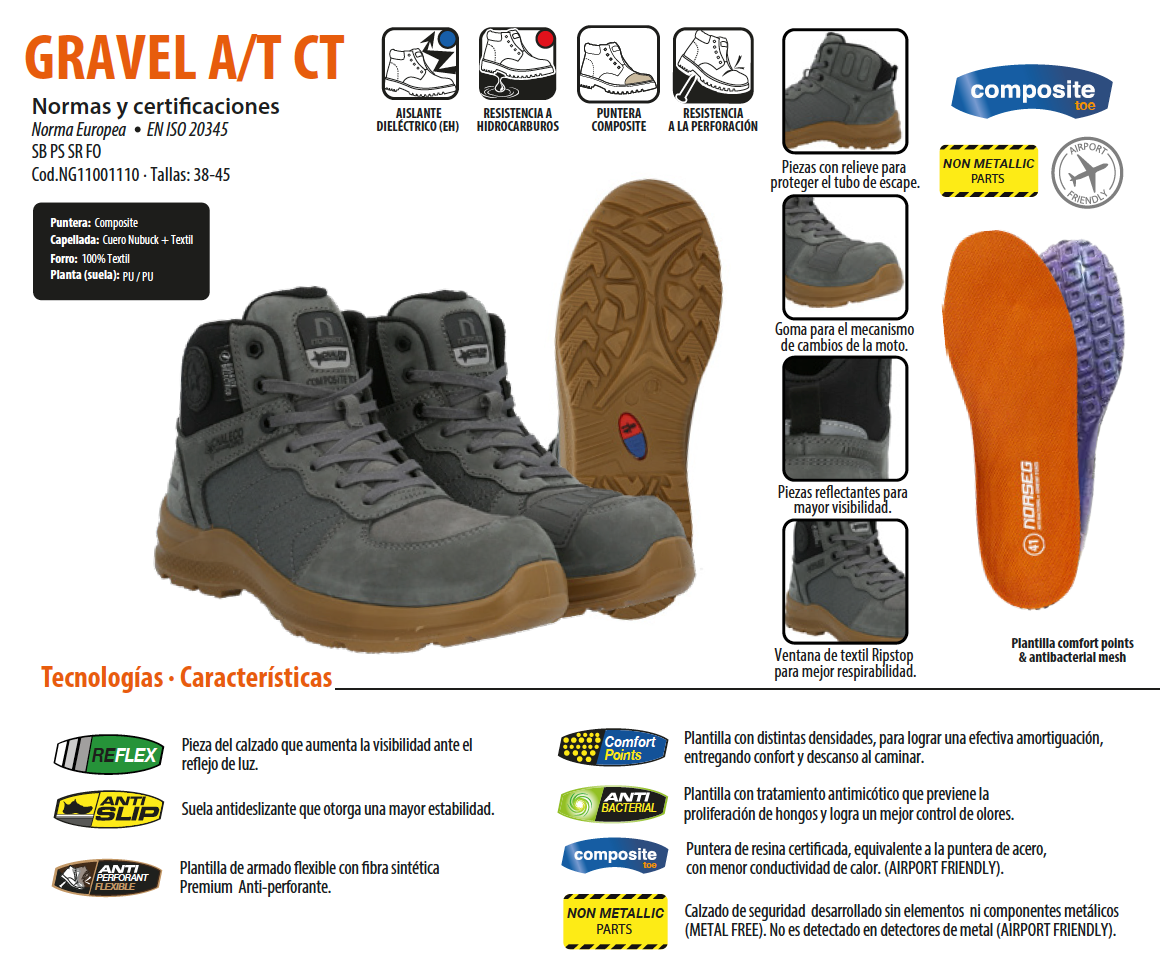 Zapato moto Gravel todo terreno