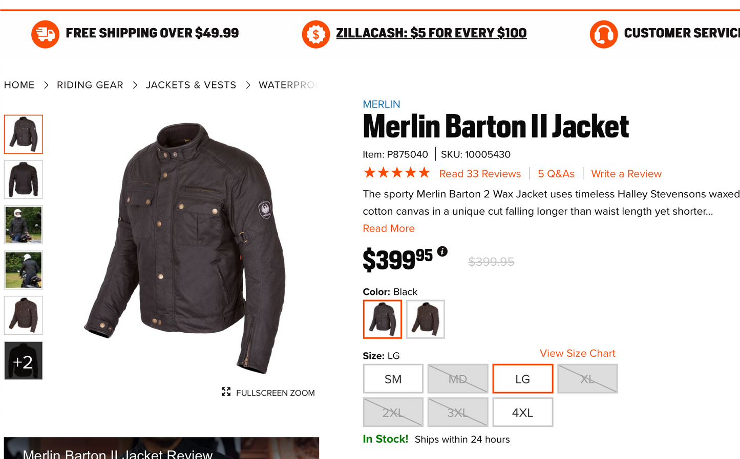 Chaqueta Merlin Barton II Jacket