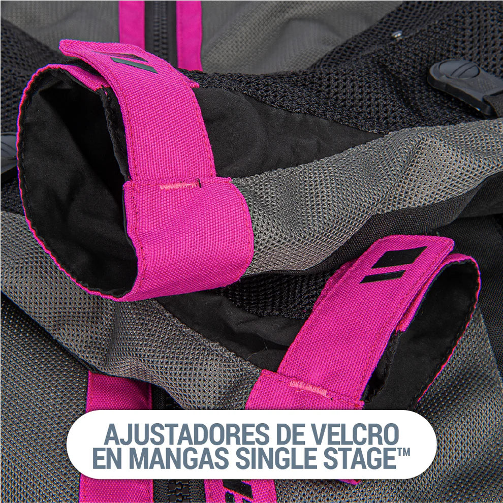 Chaqueta Stratos Mujer Rosa Gris