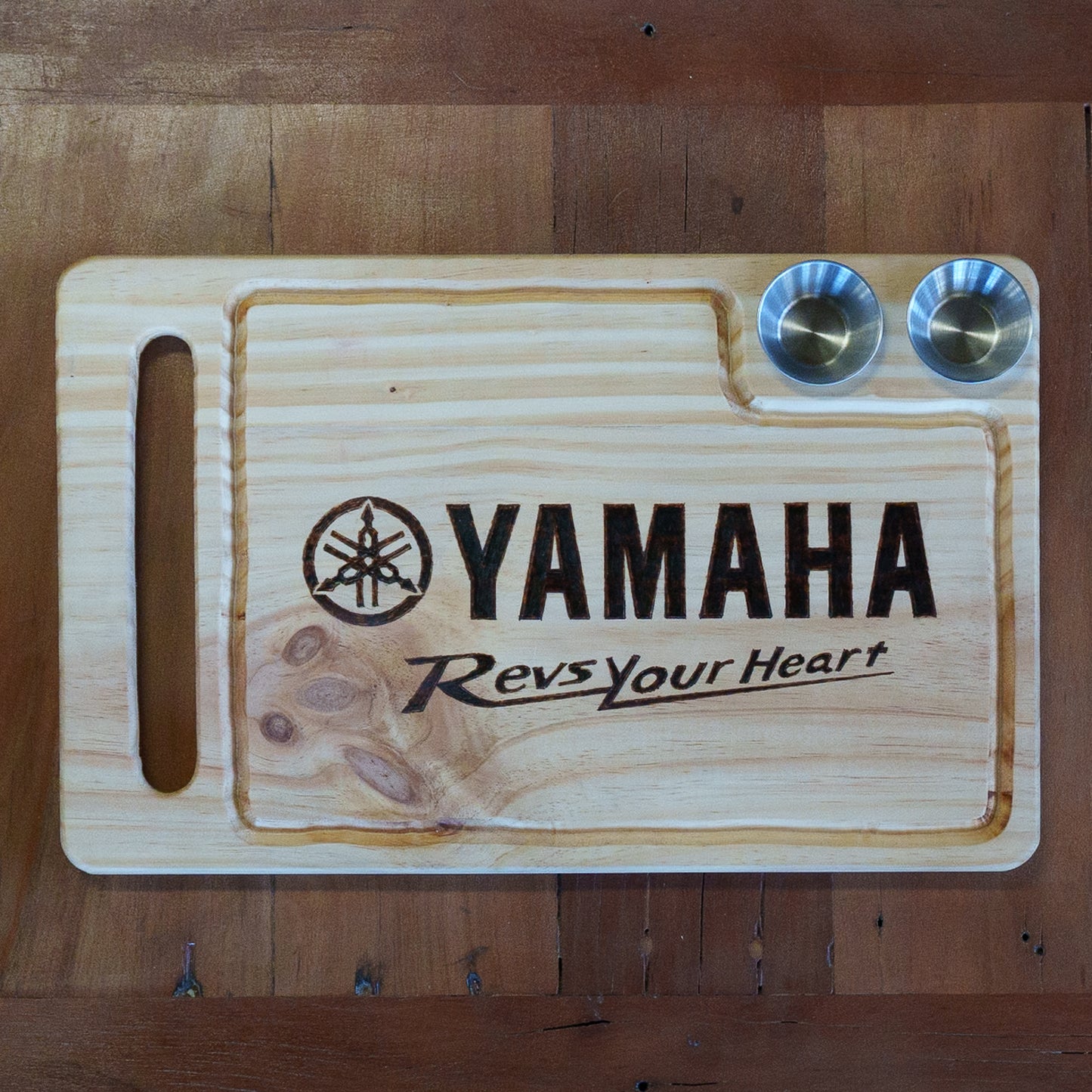 Tabla para asado Multifuncional / Marcas de moto